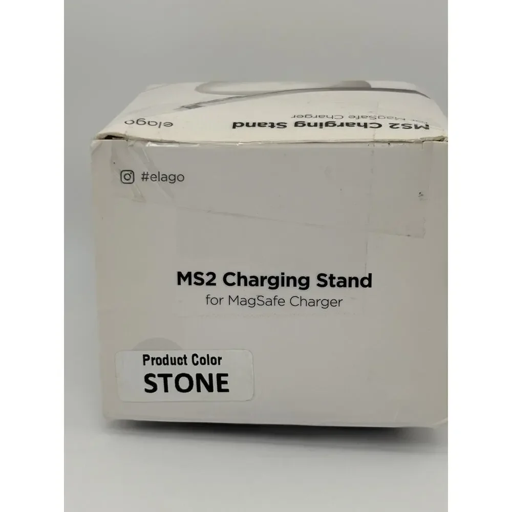 Elago MS2 Charging Stand Compatible with MagSafe Charger - Premium Silicone Stan